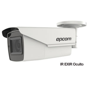 Bala TURBOHD 5 Megapixel / Lente Mot. 2.7 a 13.5 mm / 40 mts IR EXIR / dWDR / IP67 / 4 Tecnologías (TVI / AHD / CVI / CVBS)