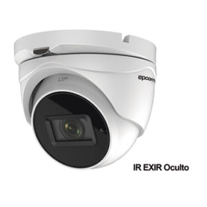 Eyeball 4K TURBOHD / Lente Mot. 2.7 a 13.5 mm / 60 mts IR EXIR / IP67 / 9 a 15 VCD / 4 Tecnologías (TVI / AHD / CVI / CVBS)