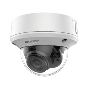 Domo 4K TURBOHD / Lente Mot. 2.7 a 13.5 mm / 40 mts IR EXIR / IP67 / 12 VCD / 24 VCA / 4 Tecnologías (TVI / AHD / CVI / CVBS)