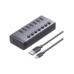 Soporte ajustable para computadora portátil Orico con concentrador USB 3.0  de 4 puertos