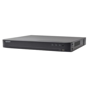 DVR 5 Megapixel / 4 Canales TURBOHD + 4 Canales IP / 1 Bahía de Disco Duro / 4 Canales de Audio / 4 Entradas de alarma / Vídeoanálisis