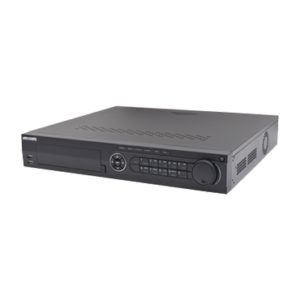 DVR 4 Megapixel / 16 Canales TURBOHD + 8 Canales IP / 4 Bahías de Disco Duro / 4 Canales de Audio / Videoanalisis / 16 Entradas de Alarma