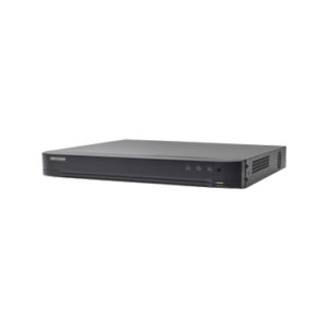 DVR 4 Megapixel / 24 Canales TURBOHD + 8 Canales IP / 2 Bahías de Disco Duro / 1 Canal de Audio / Videoanalisis
