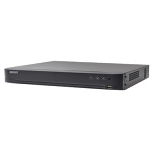 DVR 4 Megapixel / 32 Canales TURBOHD + 8 Canales IP / 2 Bahías de Disco Duro / 1 Canal de Audio