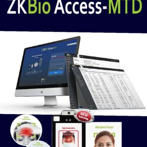 ZKTECO ZKBAACP15 -Licencia de Control de Acceso Bio Access para 15 puertas / 6 puntos de Asistencia / 16 Cámaras IP / 2,000 Usuarios / 200 Departamentos / Licencia Gratuita en la Compra de Equipo Facial Visible Light