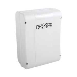 Cuadro de mando FAAC E024S para operadores abatibles FAAC S418 y FAAC 770N