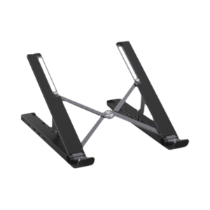 Estación de Acoplamiento (HUB) con Soporte para Laptop / 2 puertos USB 3.0 a 5Gbps / HDMI 4K@30Hz / Memoria SD + TF / Color Negro / 5 en 1