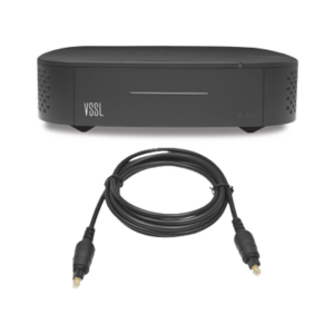 Amplificador una Zona de 2 Canales, 50 W por Canal, Con Cable TOSLINK Incluido, Transmisión por Chromecast, AirPlay, Alexa Cast, Spotify Connect