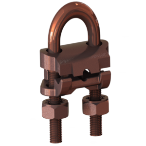 PARRES ABE ABRAZADERA PARA UNION EQUIPOTENCIAL / Abrazadera de bronce para conectar las admitancias (masas metálicas) al sistema de puesta a tierra, tuberías hasta 3/4 y cables de 2/0 a 4/0 AWG.