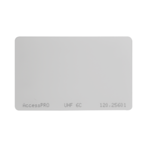 Tag UHF tipo Tarjeta para lectoras de largo alcance 900 MHZ / EPC GEN 2 / ISO 18000 6C / No imprimible / NO incluye porta tarjeta