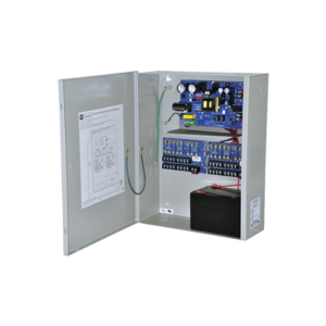 Fuente de 12 Vcc @ 10 A / 16 salidas / Con capacidad de baterías de respaldo / Requieren baterías