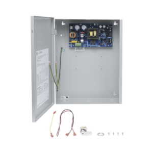 Fuente de alimentación de 24 Vcc@ 10 A / Con capacidad de baterías de respaldo / 1 salida / Requieren baterías / Voltaje de entrada de : 115 Vca.