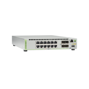 Switch Capa 3 Stackeable 10 Gigabit , 12 puertos 100/1000/10G Base-T (RJ-45) y 4 puertos SFP/SFP+ 10G