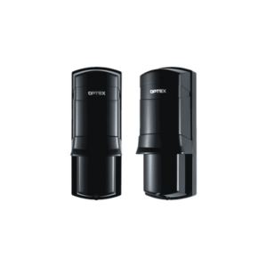 Barrera fotoelectrica de 100 metros con la mejor tecnologia de deteccion de patrones para reducir falsas alarmas / Alámbrico / 2 rayos / compatible con cualquier panel de alarma