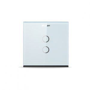 Apagador inteligente Touch L 2 botones 10amp WULIAN SWITCHT2L