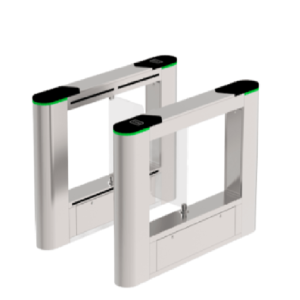 ZKTECO SBTL6000 - Barrera Peatonal Bidireccional / Acero SUS304 / Aletas de Vidrio / 110V / Exterior Protegido / Carril 63.5 Cm / Infrarrojos de Seguridad / Indicador Led / 2 millones de Ciclos / No cuenta con Lectores y Panel