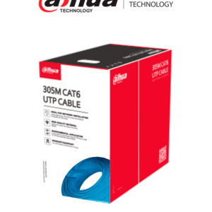 DAHUA PFM920I-6UN-C - Bobina de Cable UTP 100% Cobre/ Cat 6/ Color Azul / Interior/ 305 Metros/ Ideal para Redes y Video/