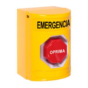 Boton de emergencia en español