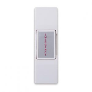 Boton pequeño con leyenda de emergencia.