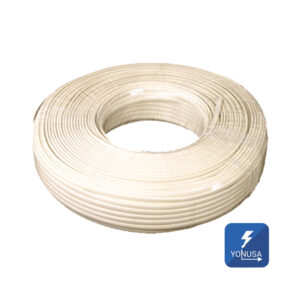 YONUSA CDA100 - Cable bujía o doble aislado recomendado para cercos eléctricos YONUSA/ Bobina de 100 metros/ Calibre 22 AWG multifilar/ Hasta 12,000V