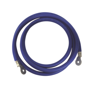 Cable para Baterías, 2.2 m Azul Calibre 2 AWG con Terminales de Ojo en Ambos Extremos