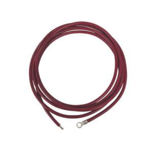 Cable para Controlador 3.0 m, Rojo, Calibre 8 AWG con Terminal de Ojo en un Extremo