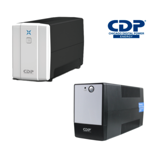 CDP RUPR758 - UPS de 750 VA / 375 Watts / 8 Terminales de salida / 4 Con respaldo / 4 Terminales de supresión de picos / Incluye batería 12V 7AH Libre de mantenimiento