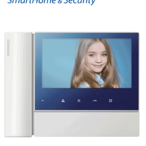 COMMAX CDV70N2 - Monitor para videoportero de 7 pulgadas con auricular, soporta hasta 2 frentes de calle con función de apertura de puerta/ Arma tu Kit con el frente de calle modelo DRC40K