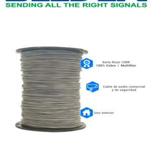 BELDEN 5300UE0081000 - Cable de alarma/ 2 Conductores / Calibre 18 AWG/ 305 Metros / Recomendable para control de acceso / Videoportero / Audio