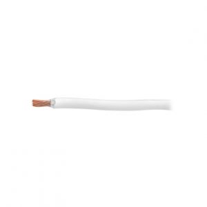 Cable 8 awg blanco Conductor de cobre suave cableado INDIANA SLY-296-WHT