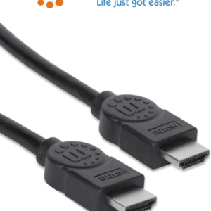 MANHATTAN 308458 - Cable HDMI de Alta Velocidad de 22.5 Metros/ Resolución 4k@30Hz/ Soprota 3D/ HDMI Macho a Macho/ Soporta Canal de Retorno de Audio (ARC)/ Blindado para Reducir Interferencia/