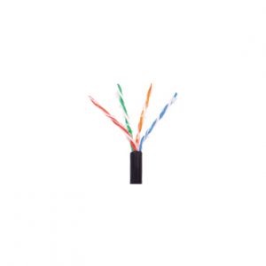 Cable UTP CAT5e Color Negro con gel para exterior CONDUMEX 66-44-64/1000