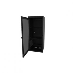 Cableado Estructurado Gabinete de red 20UR 20pulgadas de profundidad Negro LACES LA230GP20E