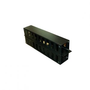 Cableado Estructurado Organizador de cableado Horizontal Doble lado METALICO 2UR DERRANT 10213D