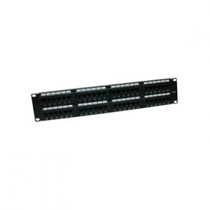 Cableado Estructurado Patch Panel CAT 5E 48 puertos 19 pulgadas Montaje en rack TVC aC5U8BBH48