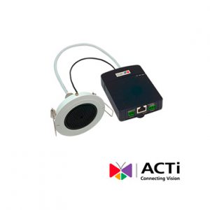 Cam IP BOCINA OCULTA ACTI Q14-K1 2mp 3.7mm POE 1080p Micrófono