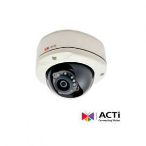 Cam IP DOMO Ext ACTI E77 10mp 3.6mm POE 1080p 30m D-N Micro SD