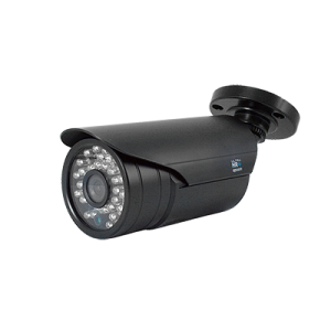 Cámara Bala IR 30m. de 720TVL Ultra HR+ para Exterior NEGRO