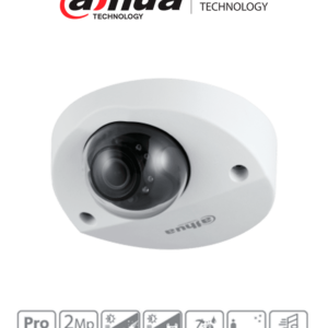 DAHUA HAC-HDBW2241F-A - Cámara Domo Antivandálica/ 2 Megapíxeles/ Super Adapt/ Lente de 2.8 mm/ 109 Grados de Apertura/ WDR de 130 dB/ IR de 30 Mts/ Microfono Integrado/ IK10/ IP67/