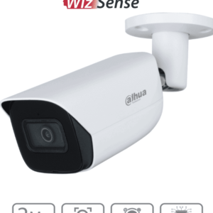 DAHUA IPC-HFW3241E-S-S2 - Camara IP Bullet de 2 Megapixeles/ WizSense/ Con IA/ Lente de 2.8 mm/ 107 Grados de Apertura/ Microfono Integrado/ IR de 50 Mts/ SMD 4.0/ AI SSA/ Quick Pick/ Ranura MicroSD/ WDR Real de 120 dB/ PoE/ IP67/ #LoNuevo