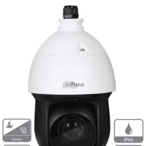DAHUA DH-SD49225N-HC-LA - Cámara HDCVI PTZ de 2 Megapíxeles/ 25x de Zoom Optico/ Starlight/ WDR Real de 120 dB/ IR de 100 Mts/ IP66/ 2&1 E&S de Alarma/ 1 Canal de Audio