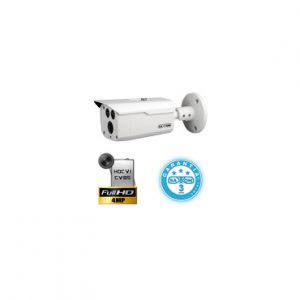 Camara de Bala HDCVI 4 MP IR 80 mts lente 3.6 mm metalica SAXXON BF3640TM