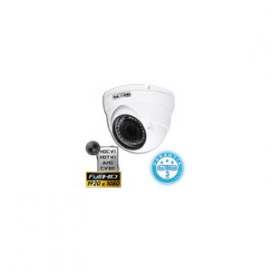 Camara de Domo HDCVI 1080P lente 2.7mm 12mm metalica SAXXON PRO DVF2720TM