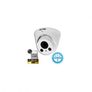 Camara de Domo HDCVI 4MP lente motorizado 2.7mm 12mm Metalica SAXXON PRO DVF3640TM