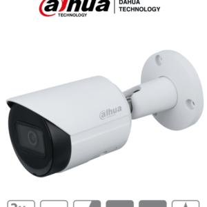 DAHUA IPC-HFW2231S-S-S2 - Camara IP Bullet de 2 Megapixeles/ Lente de 2.8mm/ 106 Grados de Apertura/ 30 Mts de IR/ Starlight/ WDR Real 120dB/ Ranura MicroSD/ IP67/PoE/ Videoanaliticos con IVS/ Metálica/