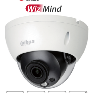 DAHUA IPC-HDBW5442RN-S-0280B - Cámara IP Domo Antivandálica Resolución de 4 MP/ Lente 2.8 mm/ ∢ 113°/ IR 50 mts/ IA WizMind/ Detección Facial/ Protección Perimetral/ Conteo de Personas/ Starlight/ PoE/ WDR 140dB/ H.265/ IP67/ IK10/