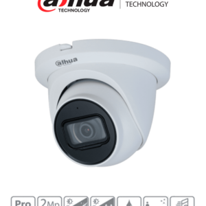DAHUA DH-HAC-HDW2241TMQN-A - Cámara Domo de 2 Megapixeles/ Super Adapt/ Lente de 2.8 mm/ 109 Grados de Apertura/ WDR de 130 dB/ IR de 60 Mts/ Micrófono Integrado Embebido/ IP67/ Instalación Rápida/ #ProHDCVI
