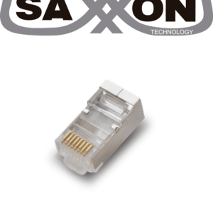 SAXXON S901B - Conector plug RJ45 para cable UTP/FTP /CAT 5E / Blindado / Paquete 100 piezas