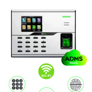 ZKTECO UA860ID - Control de Acceso y Asistencia Simple / 3000 Usuarios / 3000 Tarjetas ID / 50000 Registros / TCPIP / WiFi / ADMS