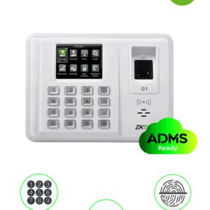 ZKTECO G1IDPoE - Control de Asistencia PoE / Green Label / 5000 Usuarios / 5000 Huellas con SILK ID / 5000 Password / 15000 Tarjetas ID 125 Khz / 100 000 Registros / ADMS / TCPIP / #SinContacto /